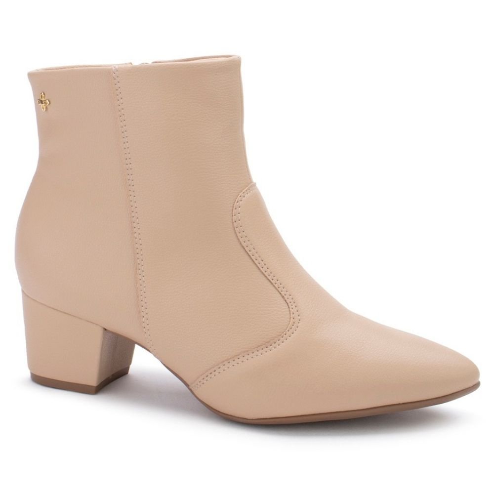 Bota Feminina Salto Bloco Sand Softli 10039.10229