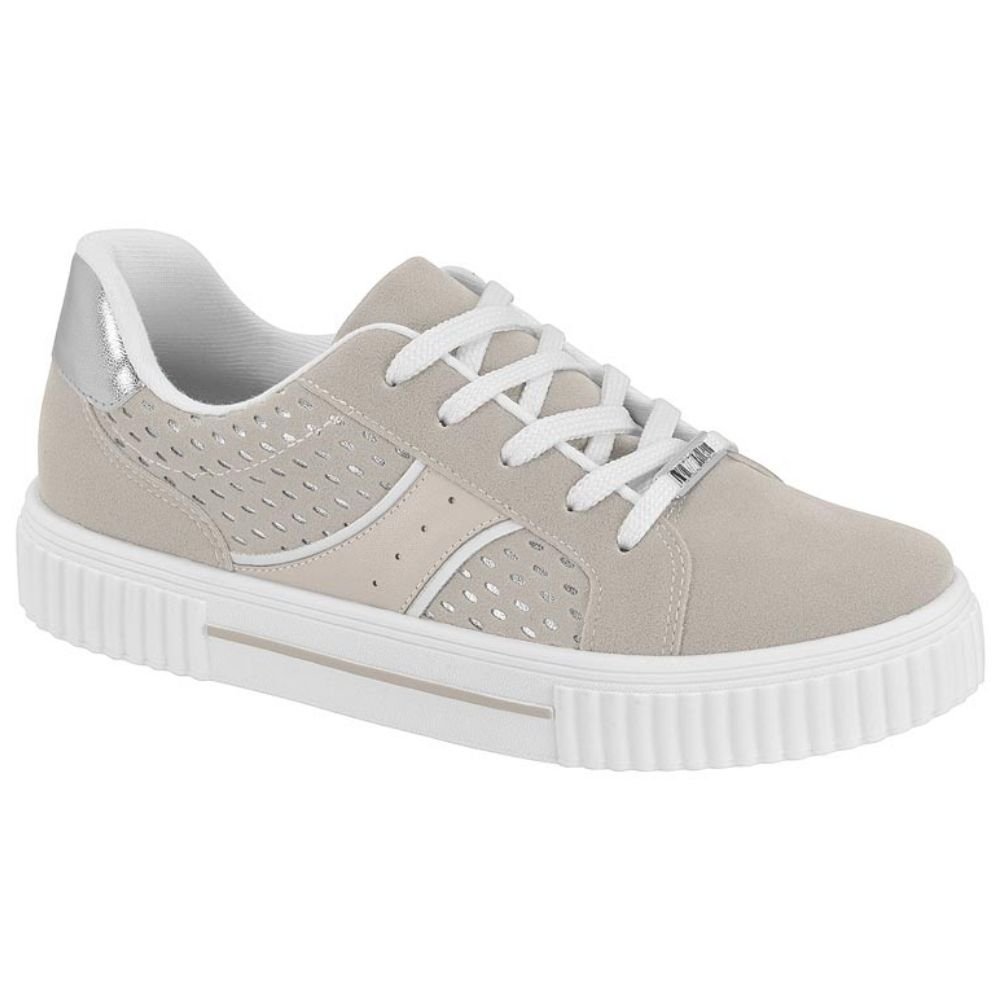 Tênis Feminino Casual Cinza Prata Vizzano 1307.215