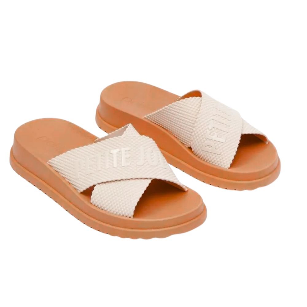Chinelo Slide Feminino Smash White Doce de Leite Petite Jolie PJ6812II Branco 3
