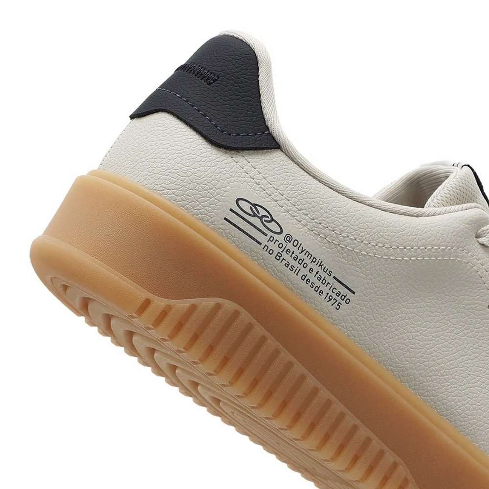 Tênis Casual Unissex Eros Marfim Olympikus 165 Marfim 3