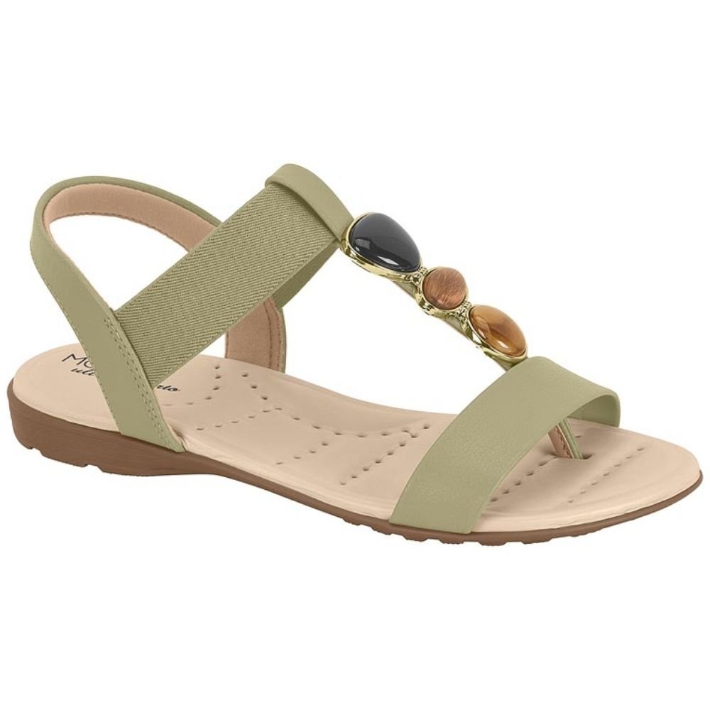 Sandália Papete Feminina Verde Modare 7053.172