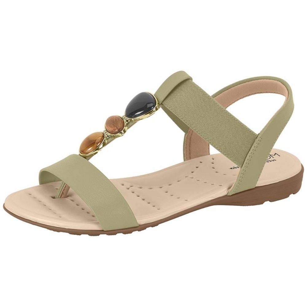 Sandália Papete Feminina Verde Modare 7053.172 Verde 2