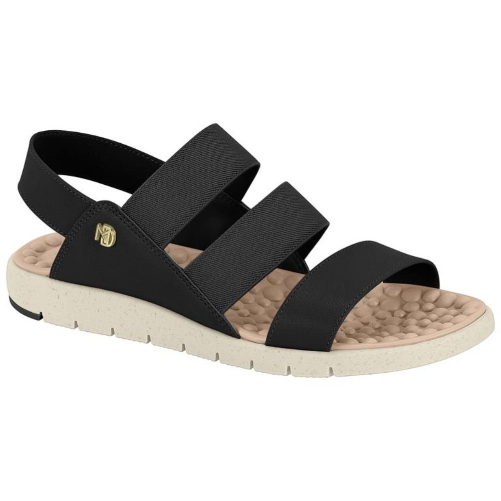 Sandália Feminina Elástico Preto Modare 7162.225