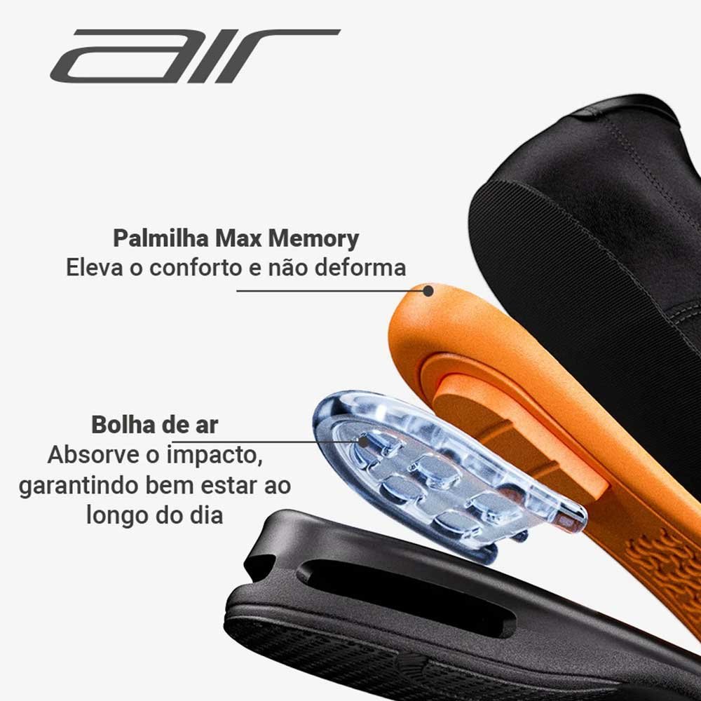 Sapato Social Masculino Couro Smart Comfort Air Spot Preto Democrata 448027-003 Preto 4