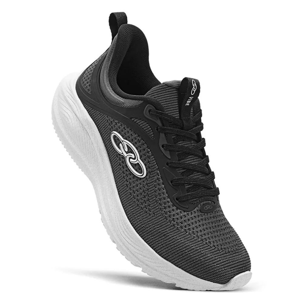 Tênis Esportivo Feminino Vibe Preto Branco Olympikus Preto/Branco 3