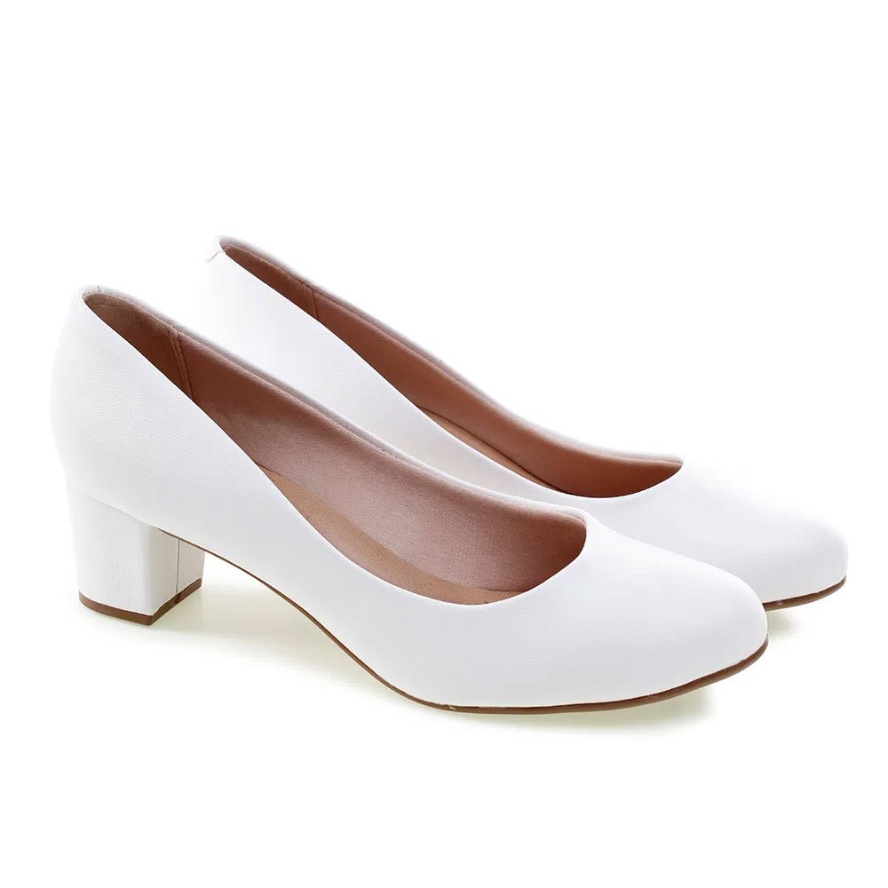 Sapato Social Feminino Napa Branco Beira Rio 4777.409 Branco 3