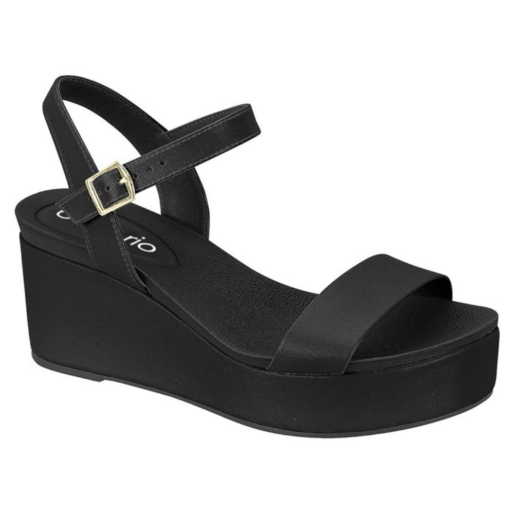 Sandália Feminina Anabela Preto Beira Rio 8407.135