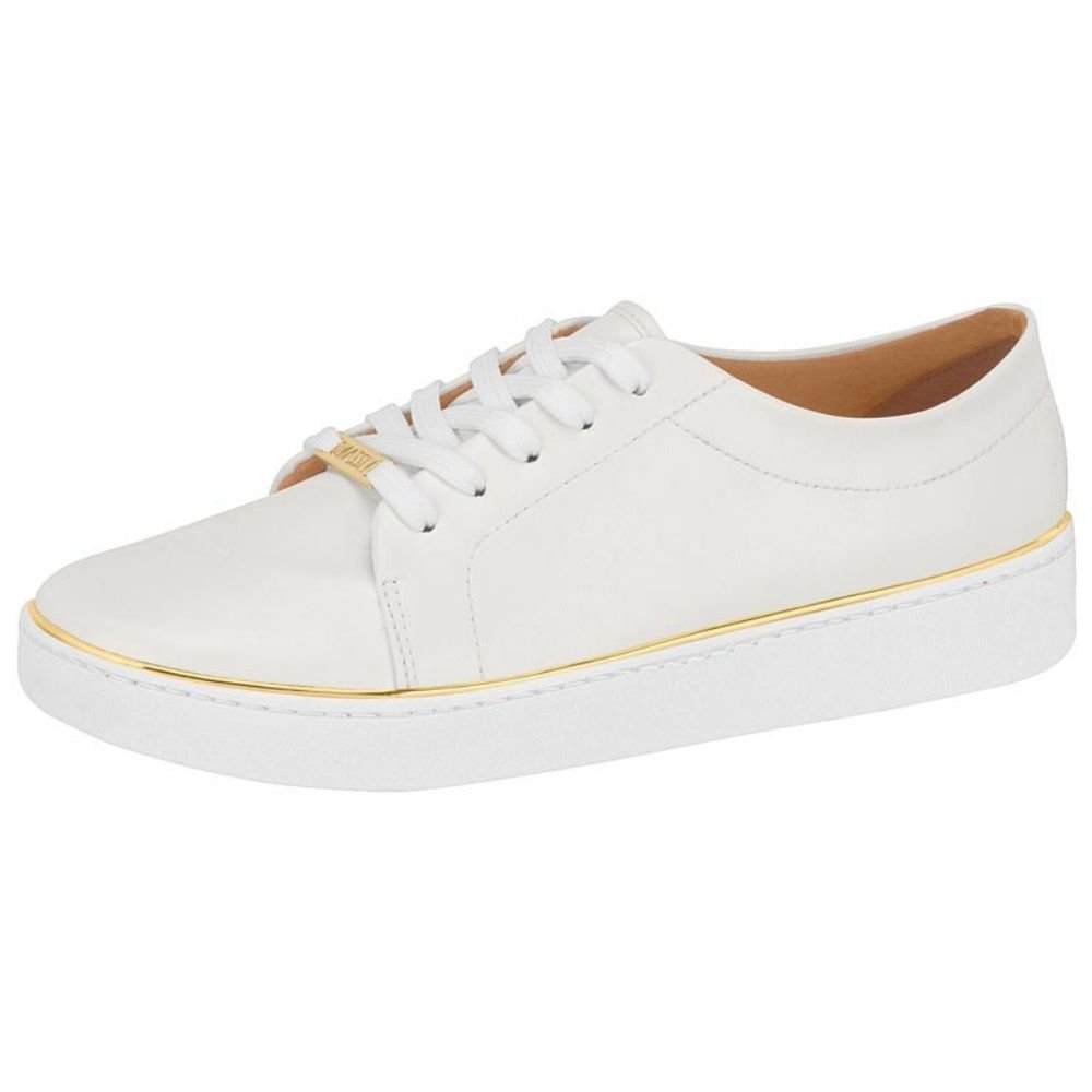 Tênis Feminino Casual Pelica Branco Vizzano 1214.105 Branco 2