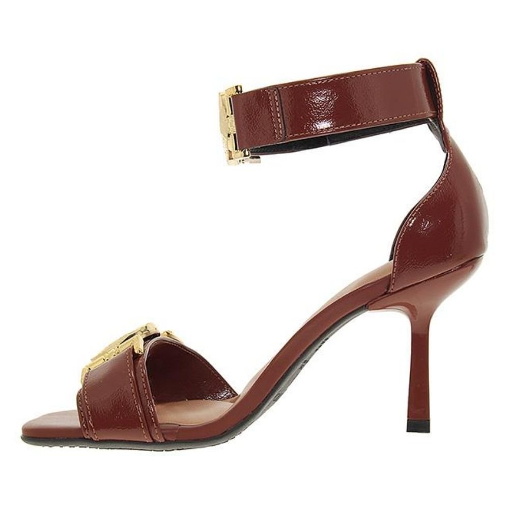 Sandália Feminina Salto Fino Marrom Beira Rio 8490.313 Marrom 3