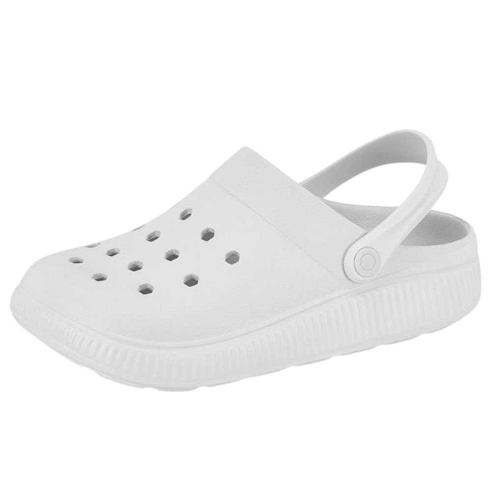 Babuche Feminino Clog Branco Moleca 5832.100 Branco 2