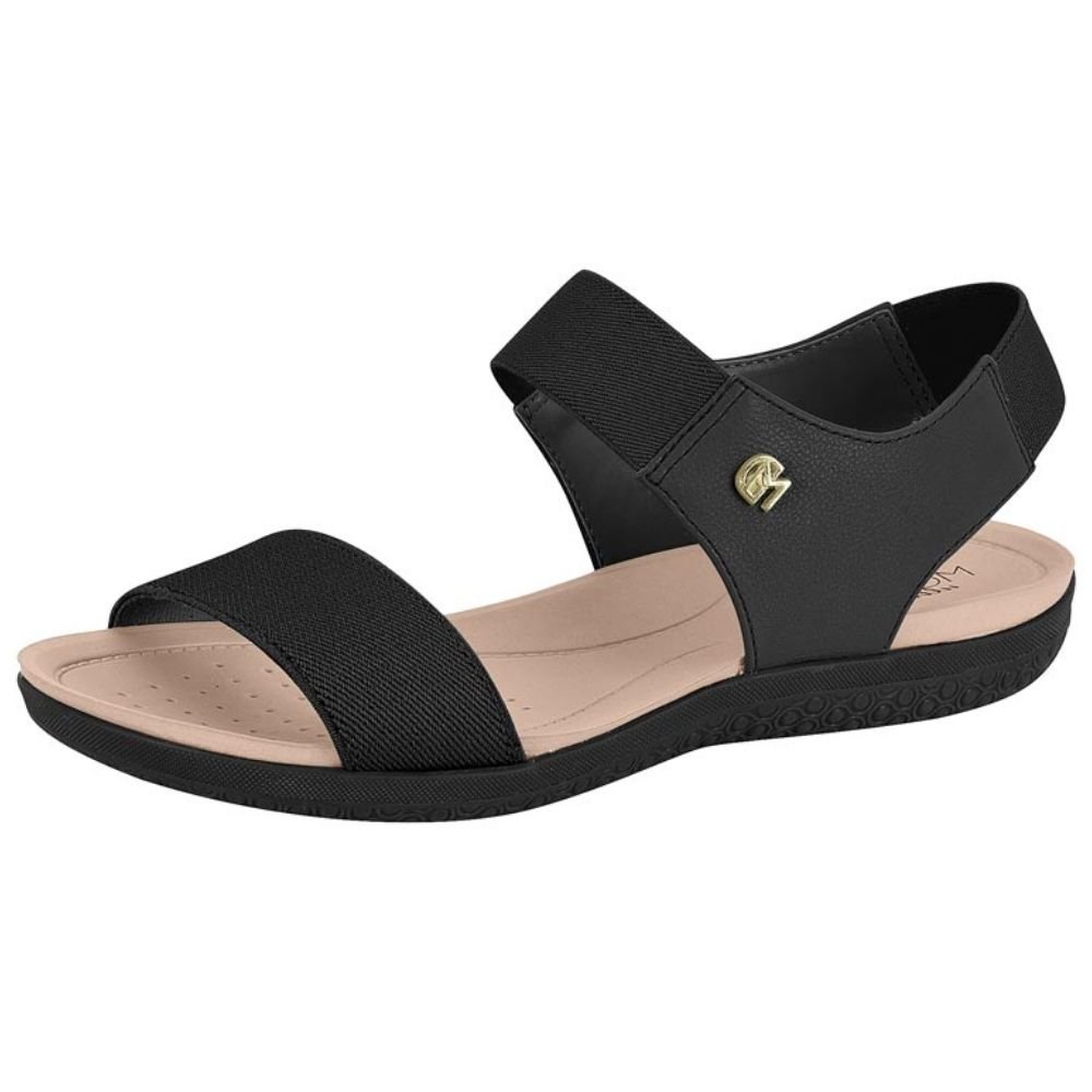 Sandália Feminina Papete Preto Modare 7125.241 Preto 2