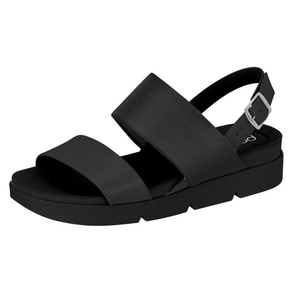 Sandália Feminina Slingback Preto Beira Rio 8387.542 Preto 2
