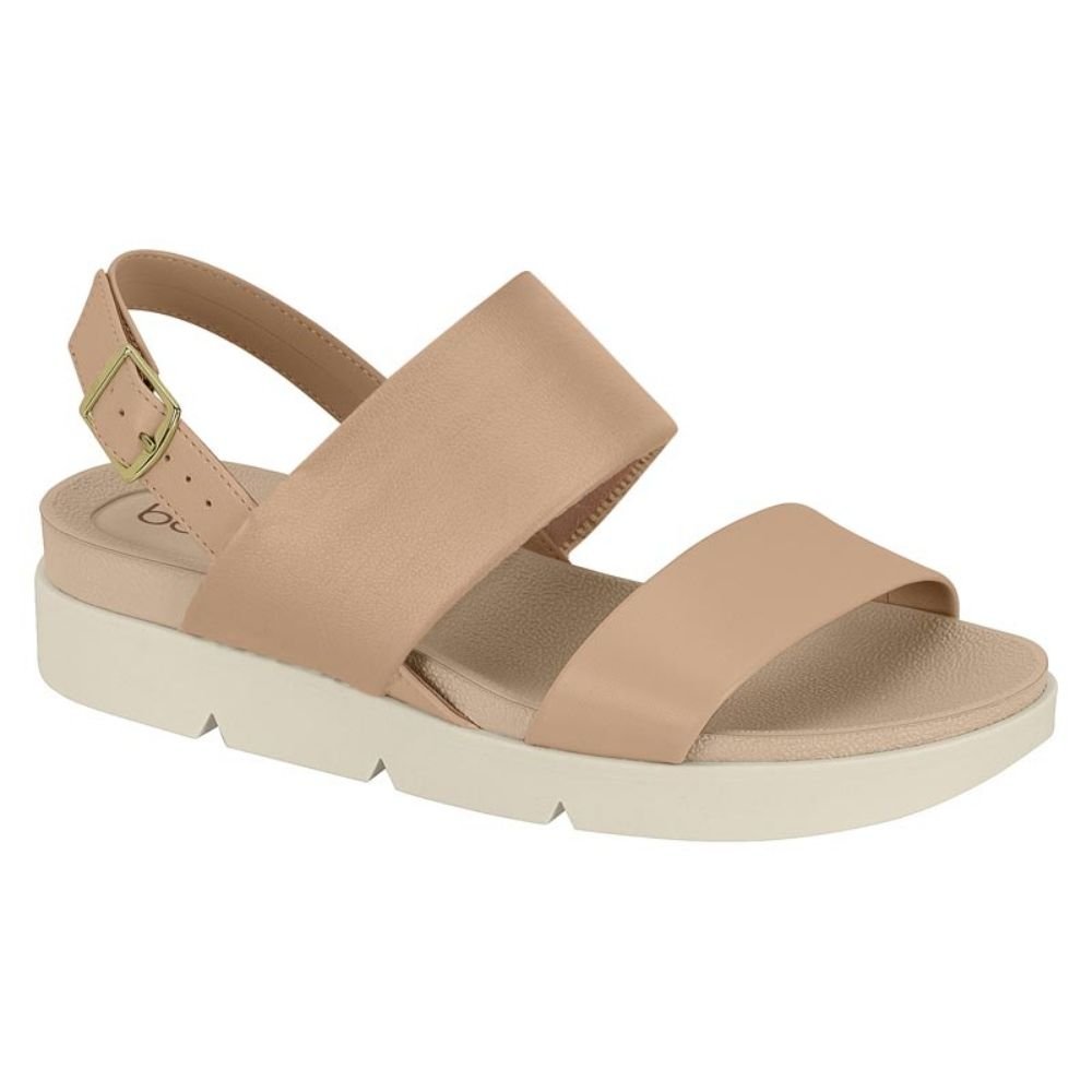 Sandália Feminina Slingback Bege Beira Rio 8387.542