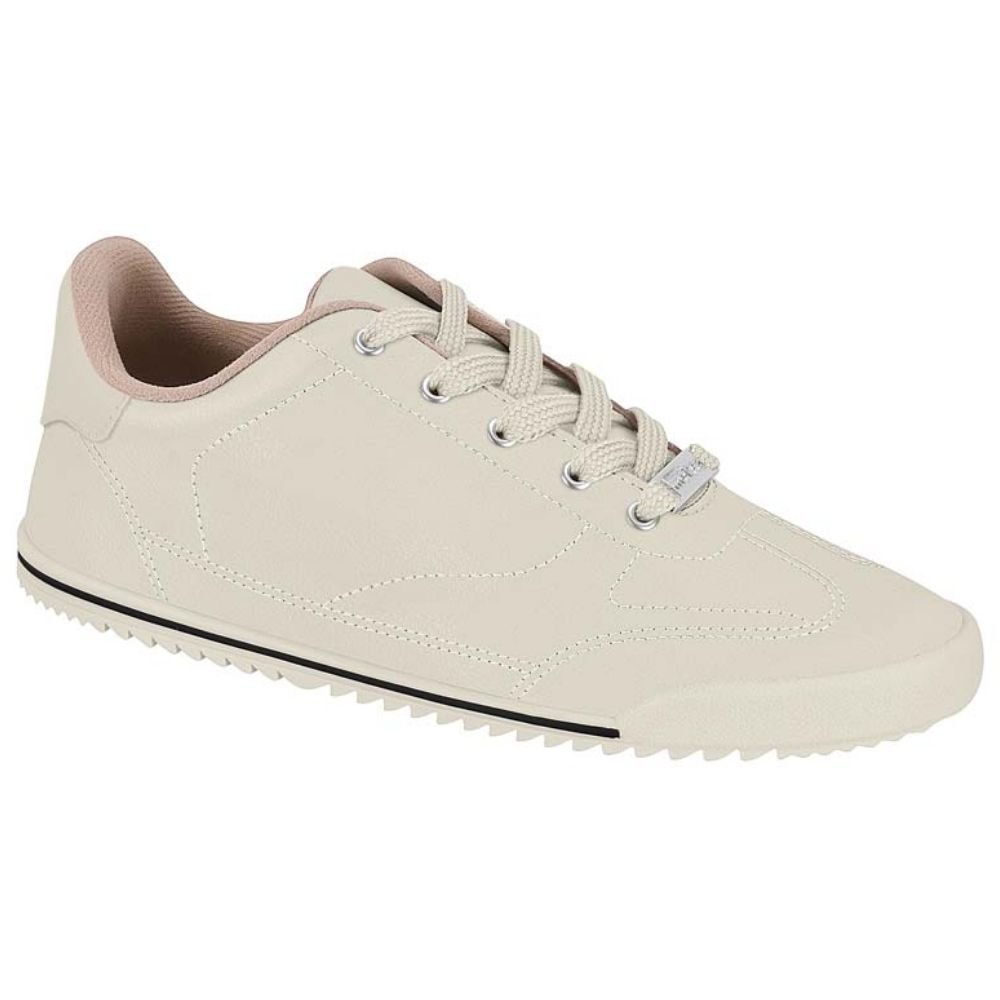 Tênis Casual Feminino Napa Branco Off Moleca 5818.100