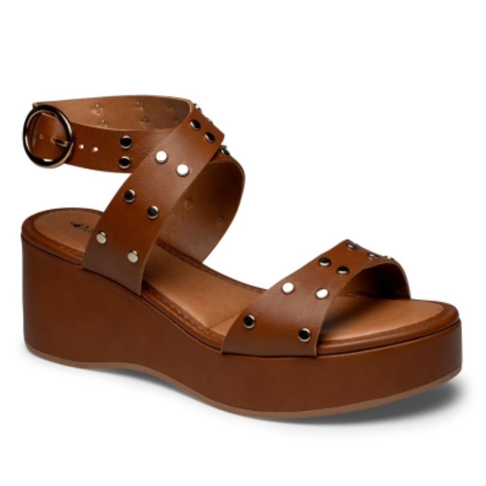 Sandália Feminina Anabela Tabaco Mississipi MF505-0003