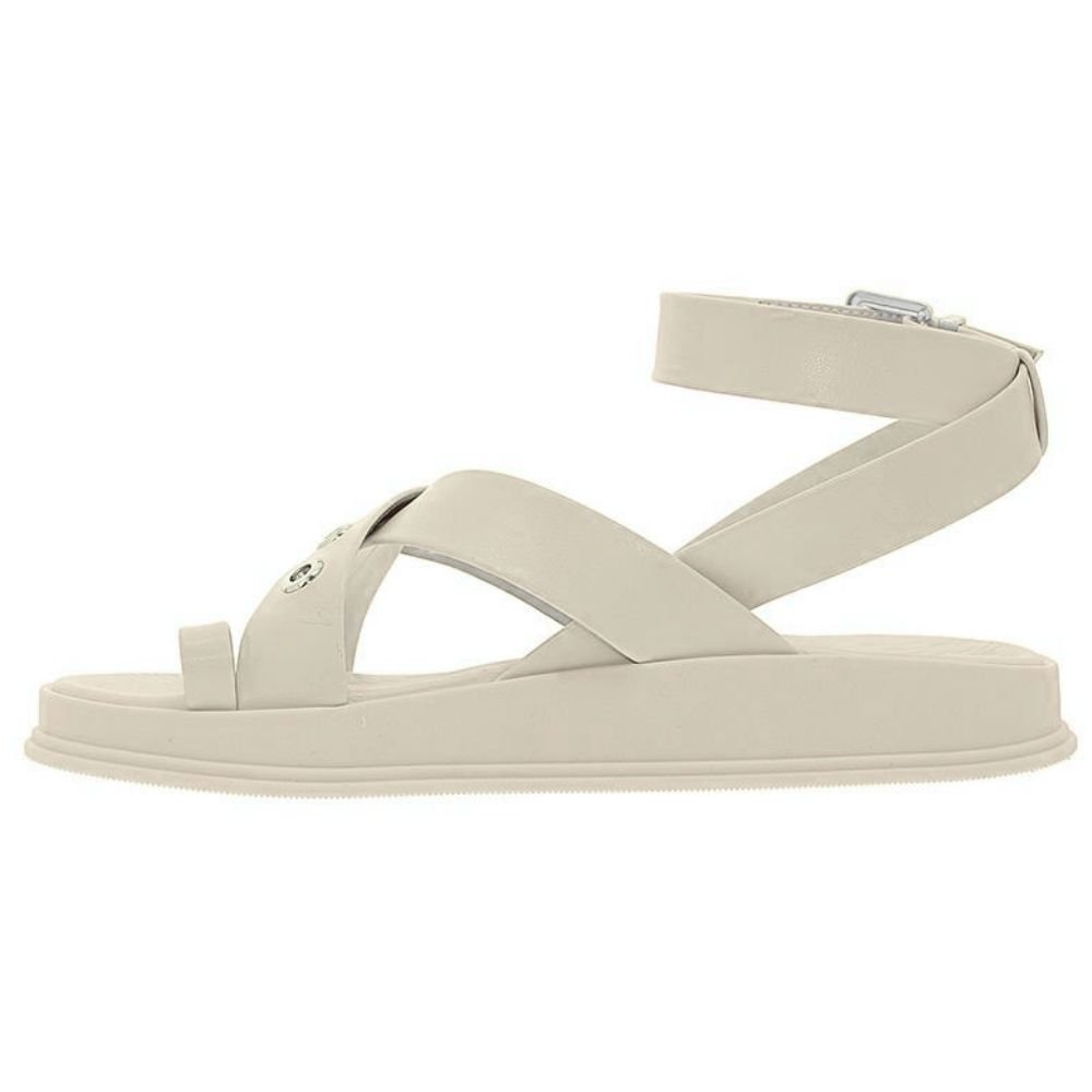 Sandália Feminina Papete Branco Off Moleca 5556.104 Branco 4