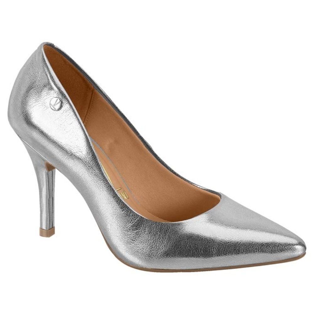 Scarpin Feminino Salto Alto Prata Vizzano 1184.1501
