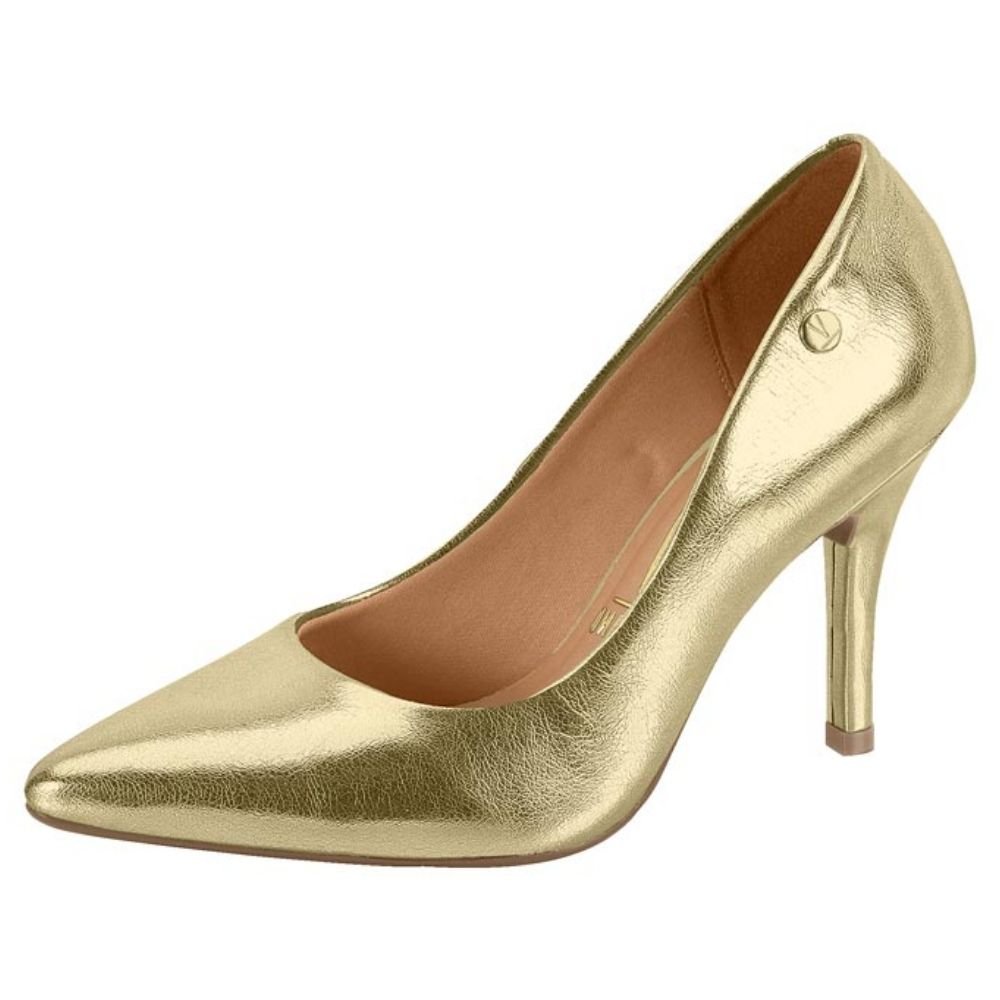 Scarpin Feminino Salto Alto Dourado Vizzano 1184.1501 Dourado 2