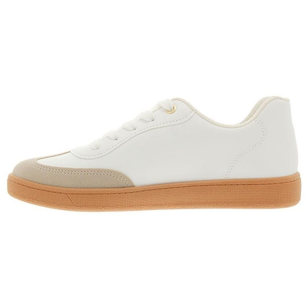 Tênis Casual Feminino Branco Off Preto Beira Rio 4313.103 Branco/Preto/Cinza 4