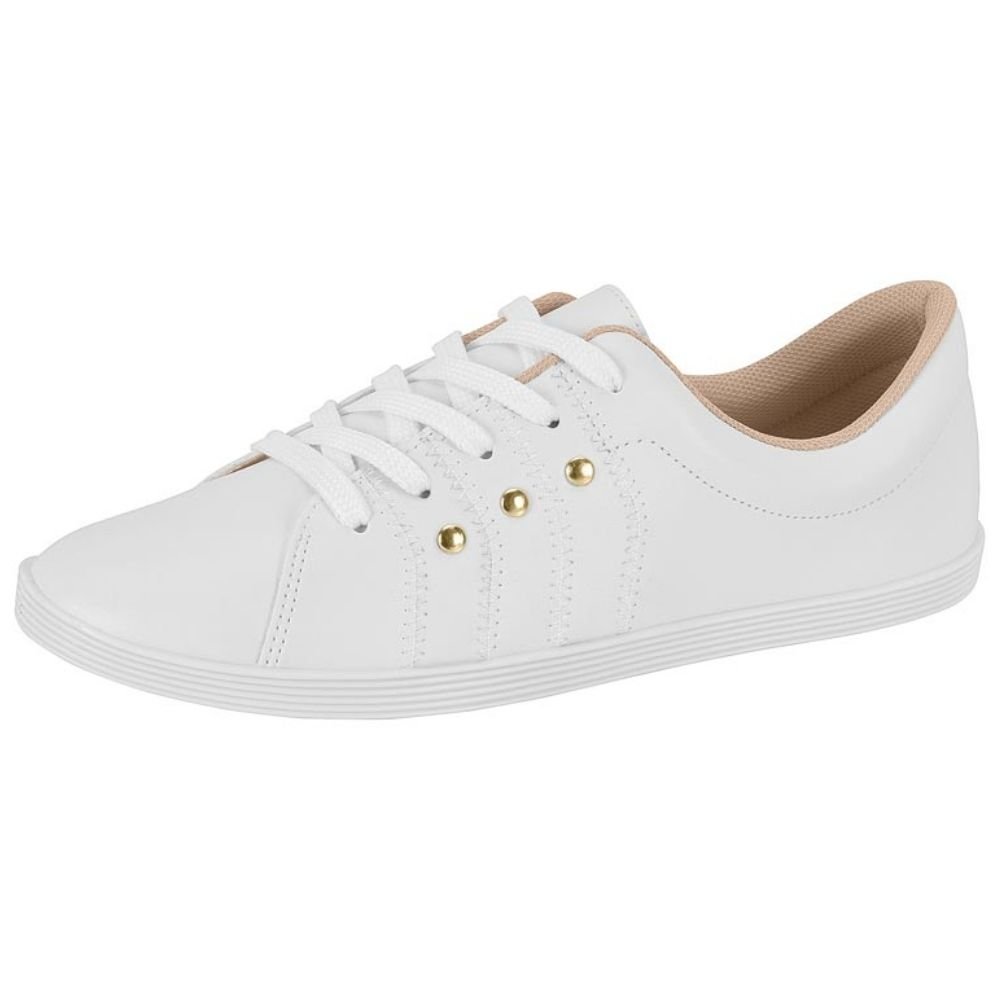 Tênis Feminino Casual Napa Branco Beira Rio 4205.152 Branco 2