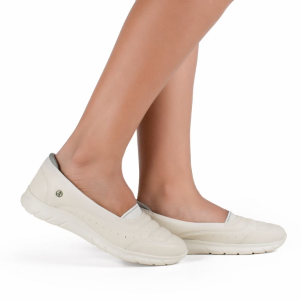 Tênis Feminino Slip On White Manjericão Kolosh C4046-0002 Branco 2