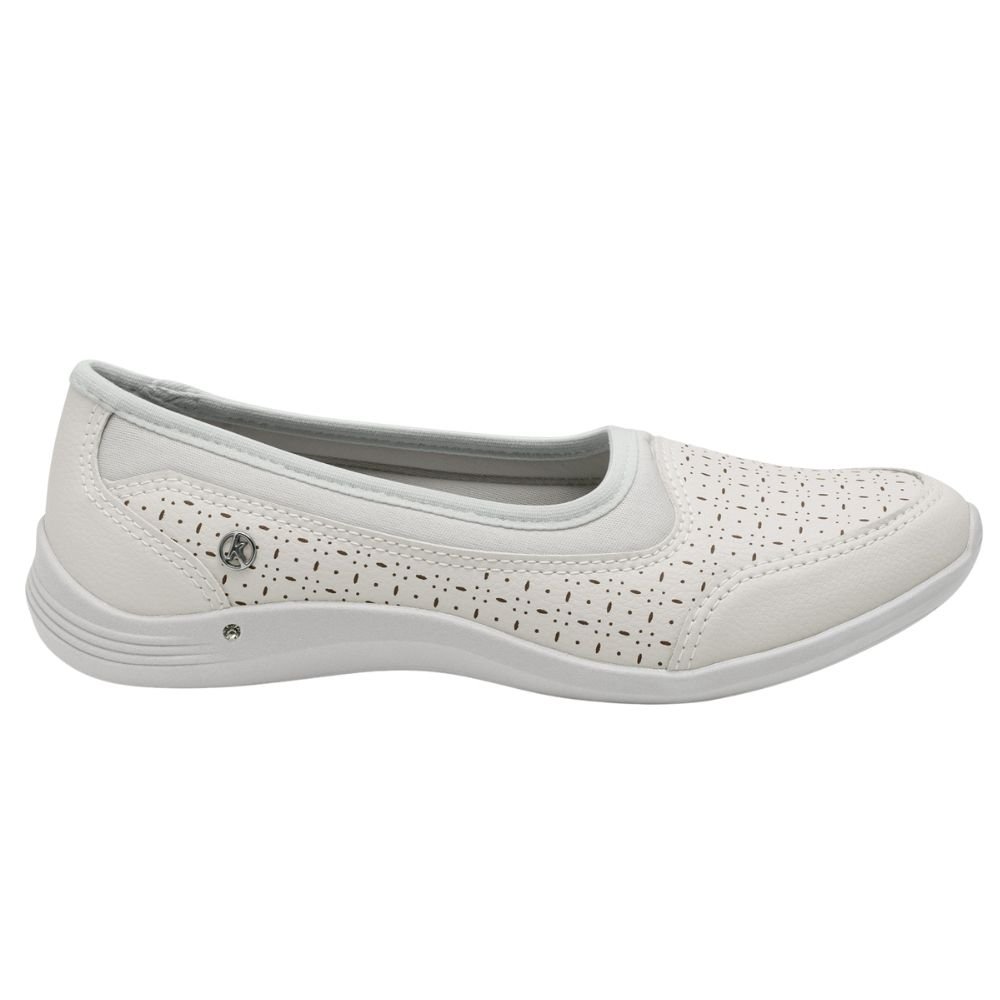 Sapatilha Feminina Slip On White Kolosh C3186A-0002
