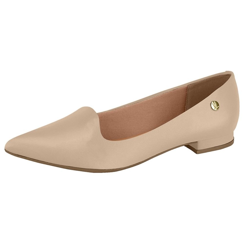 Sapatilha Feminina Bico Fino Pelica Bege Vizzano 1206.261 Bege 2