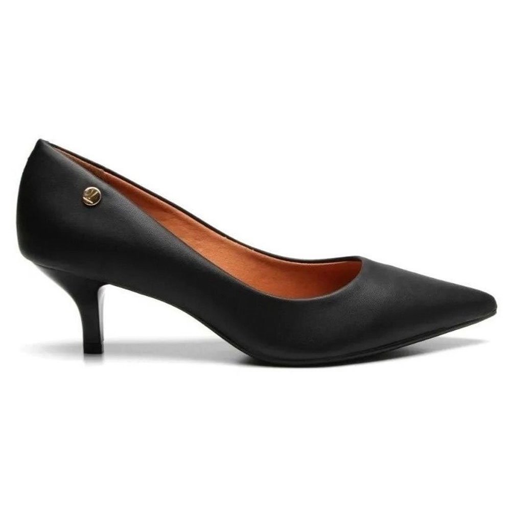 Scarpin Feminino Salto Médio Pelica Preto Vizzano 1122.828