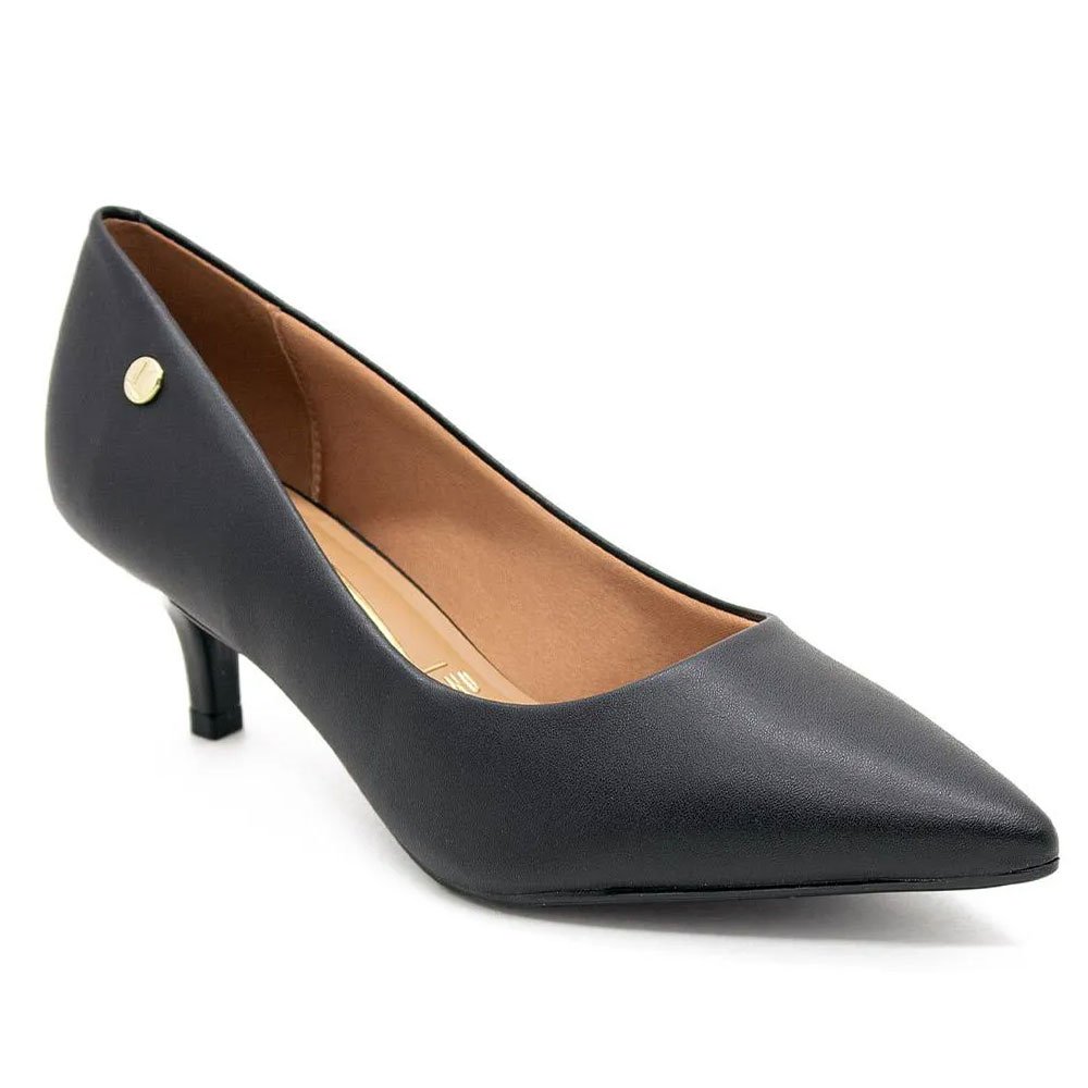 Scarpin Feminino Salto Médio Pelica Preto Vizzano 1122.828 Preto 2