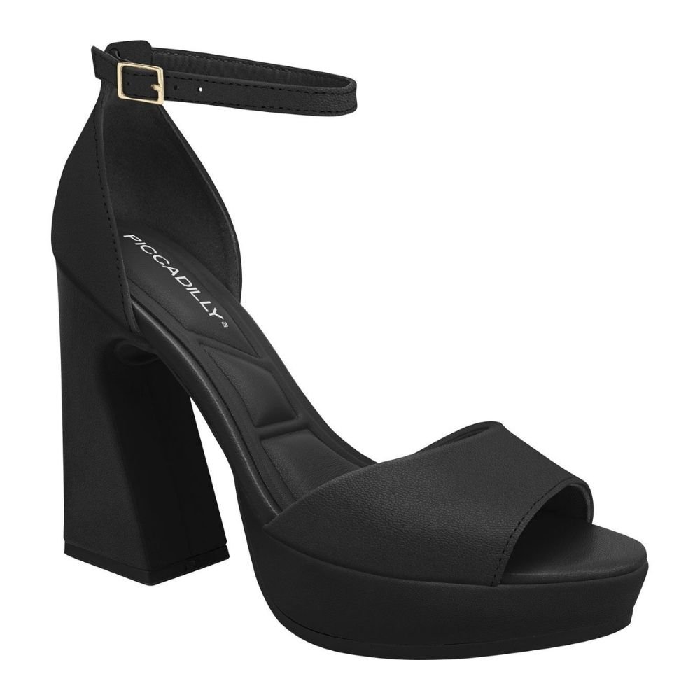 Sandália Feminina Meia Pata Cristine Preto Piccadilly 818016-07