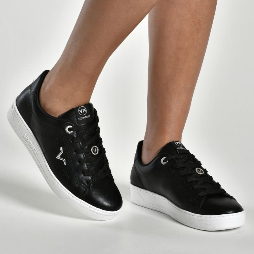 Tênis Casual Feminino Preto Via Marte 020-012-01 Preto 2
