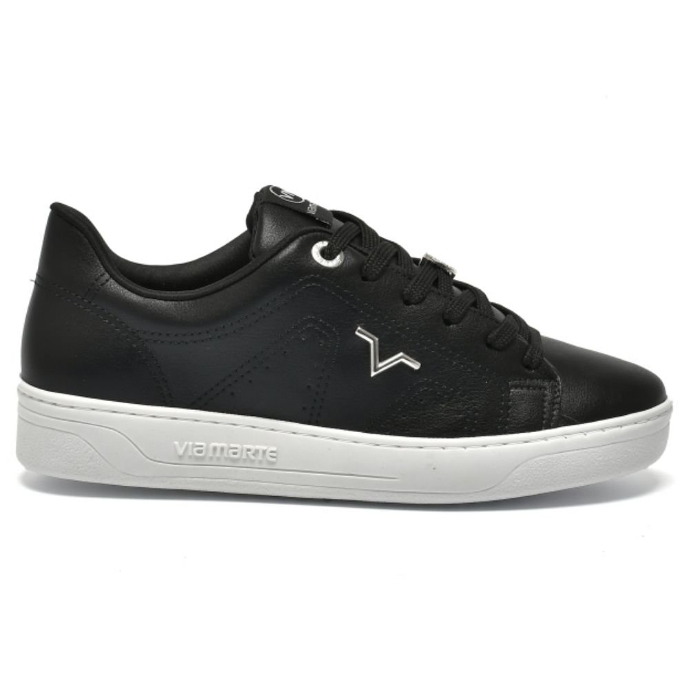 Tênis Casual Feminino Preto Via Marte 020-012-01