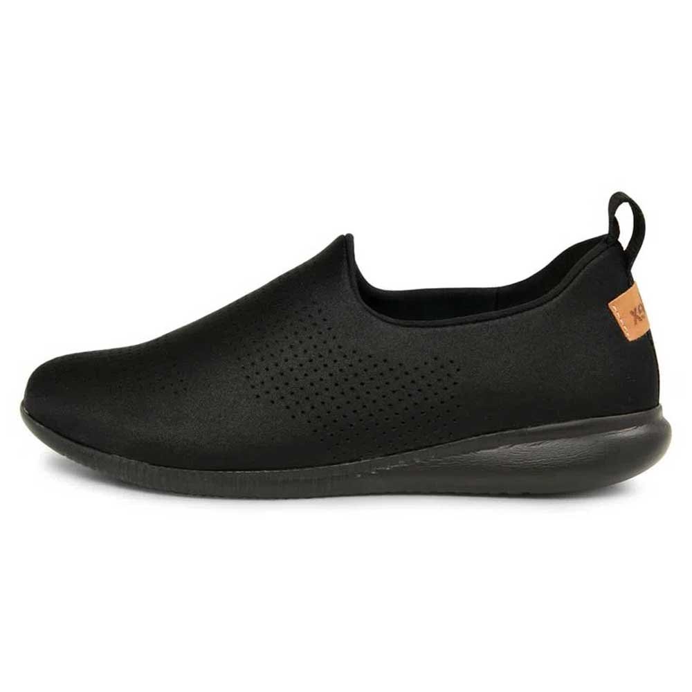 Tênis Slip On Feminino Elastano Laser Preto Total Usaflex AF0607-005 Preto 2