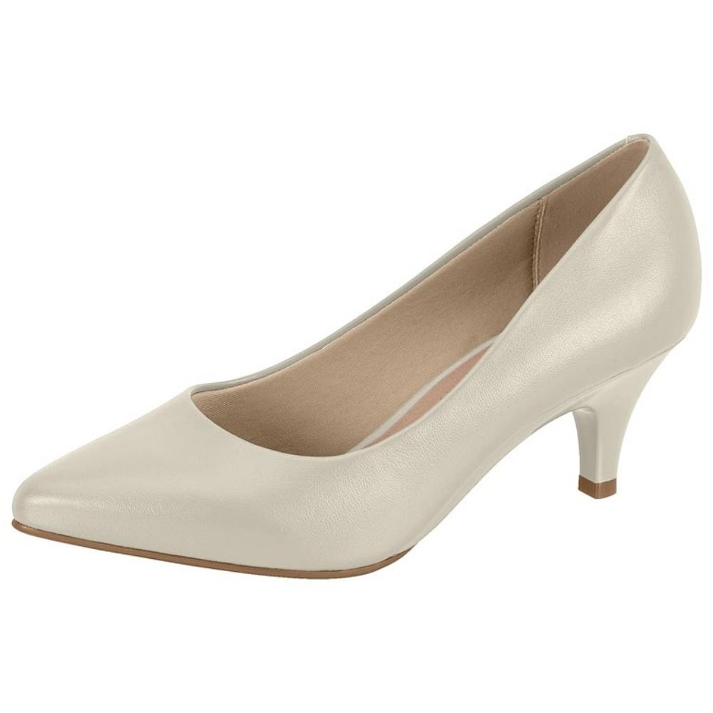 Scarpin Feminino Napa Branco Off Beira Rio 4076.1350 Branco 2