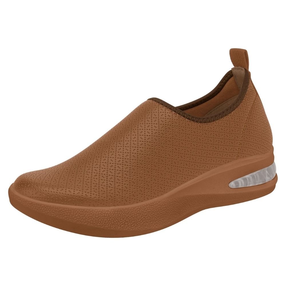 Tênis Feminino Softstep Anabela Ocre Piccadilly 940001-12 Marrom 2
