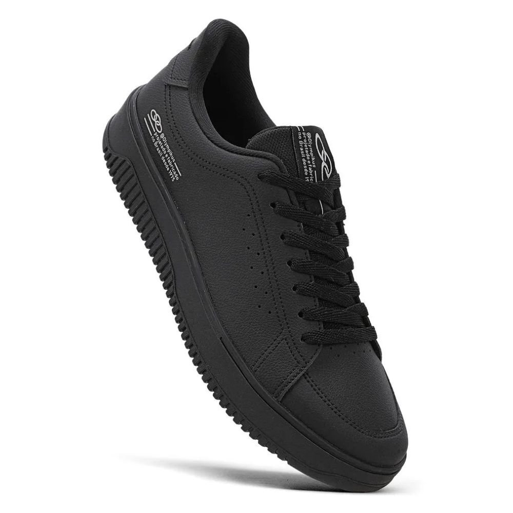 Tênis Casual Unissex Eros Preto Olympikus 165 Preto 3