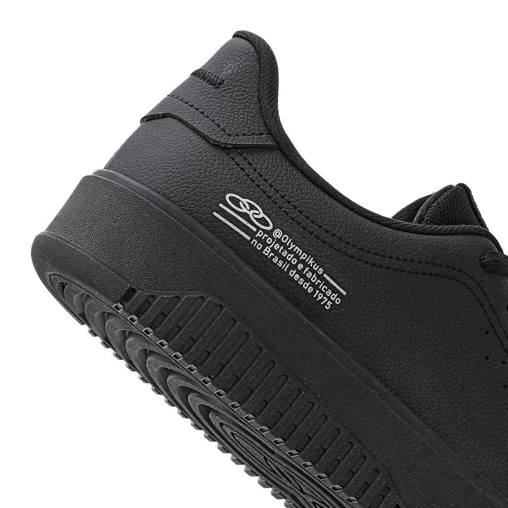 Tênis Casual Unissex Eros Preto Olympikus 165 Preto 2