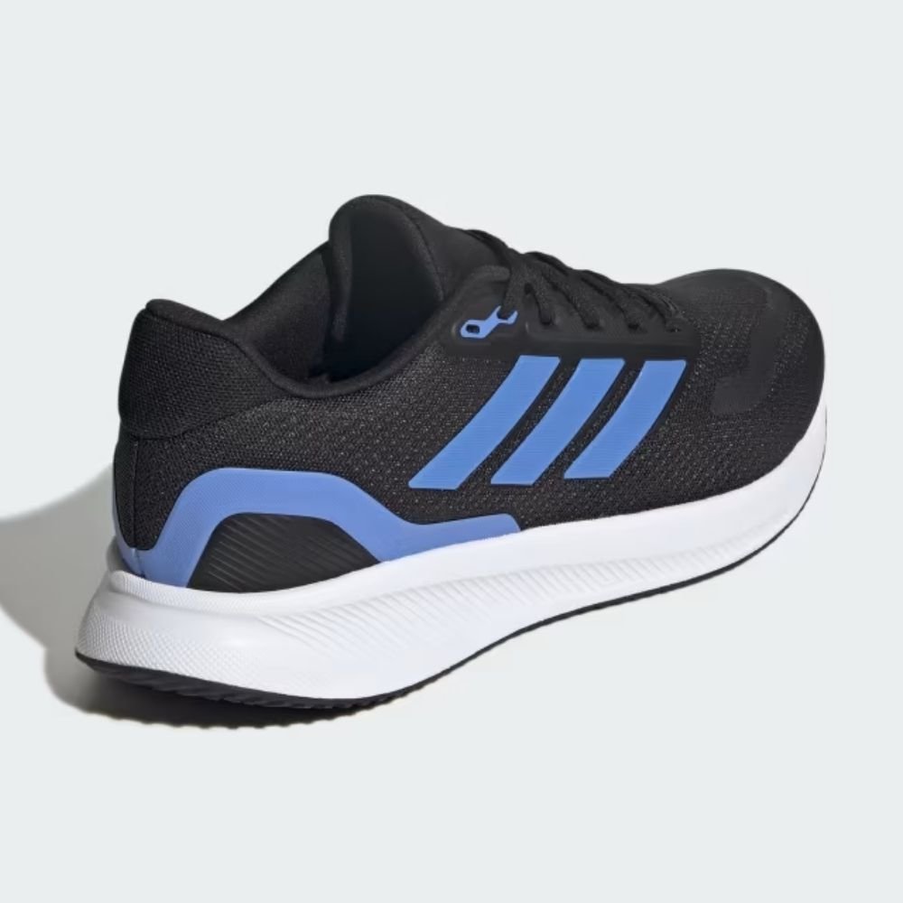 Tênis Esportivo Masculino Runfalcon 5 Preto Azul Adidas HP7206 Preto 4