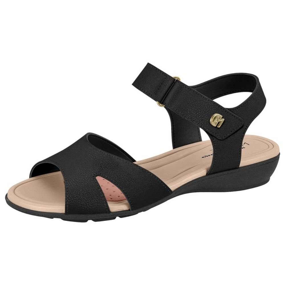 Sandália Feminina Papete Preto Modare 7127.262 Preto 2