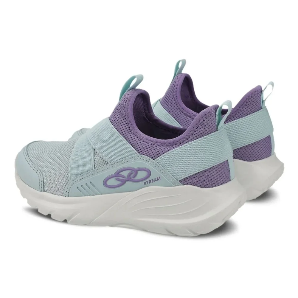 Tênis Infantil Stream Verde Jade Lilás Olympikus Verde/Lilás 4