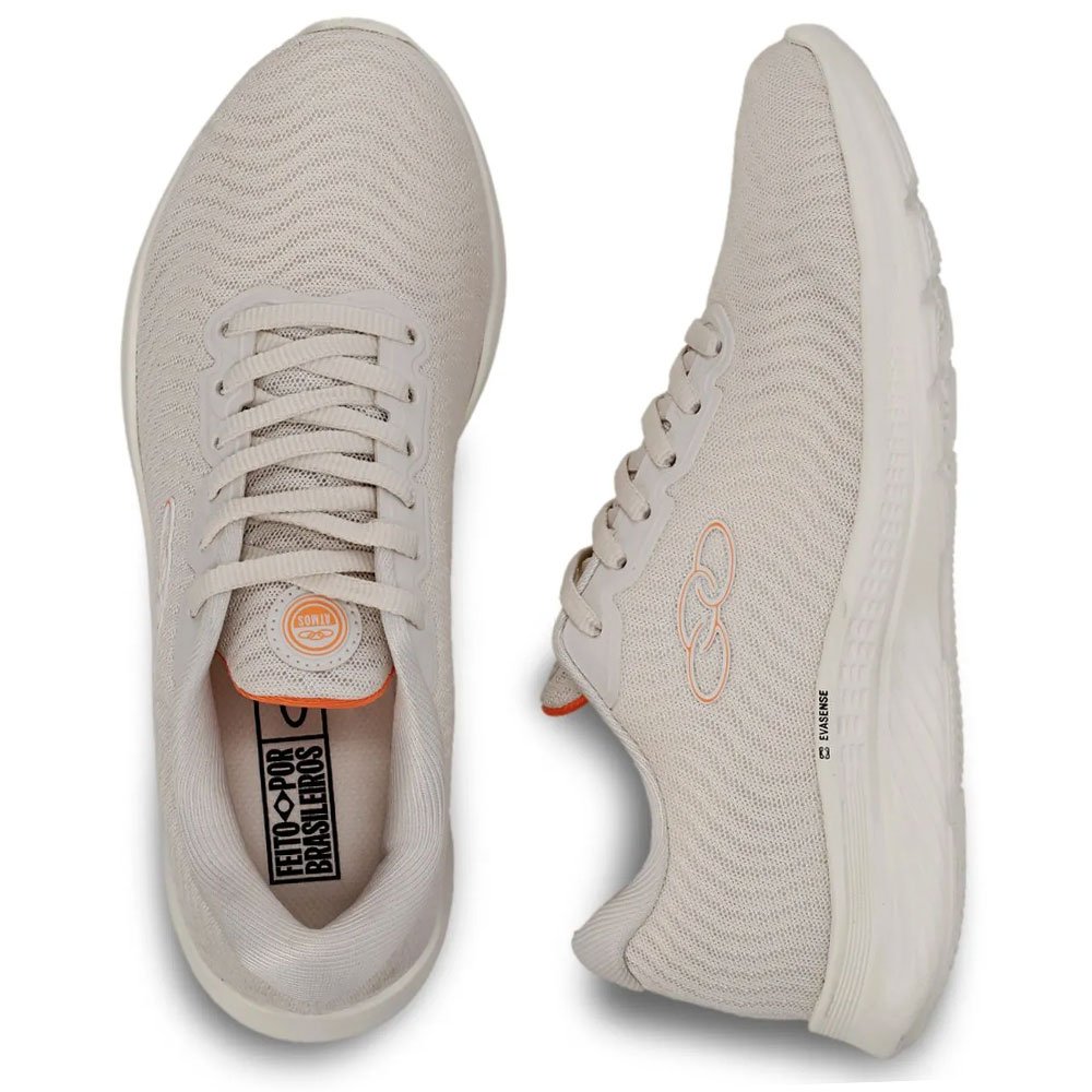 Tênis Esportivo Feminino Atmos Arenito Pêssego Olympikus 101 Arenito 2