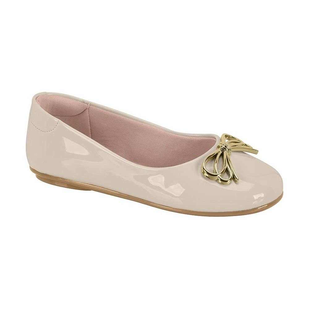 Sapatilha Infantil Verniz Branco Off Molekinha 2083.1142 Branco 1