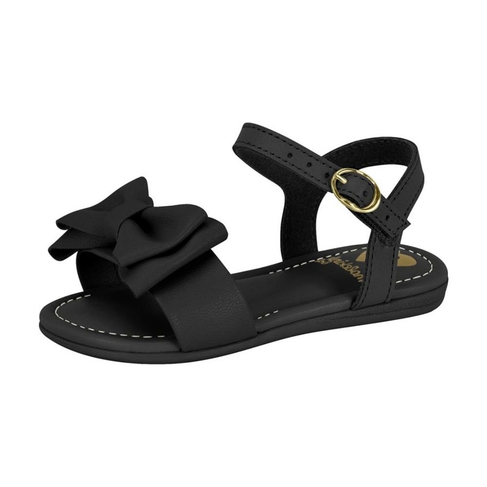 Sandália Infantil Feminina Napa Preto Molekinha 2114.275 Preto 2