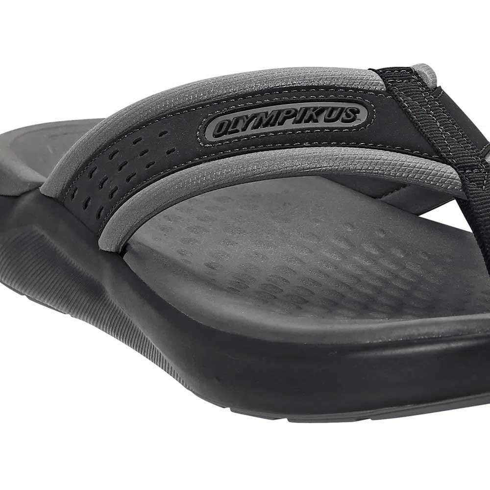 Chinelo Unissex Preto Chumbo Olympikus 921 Preto 2