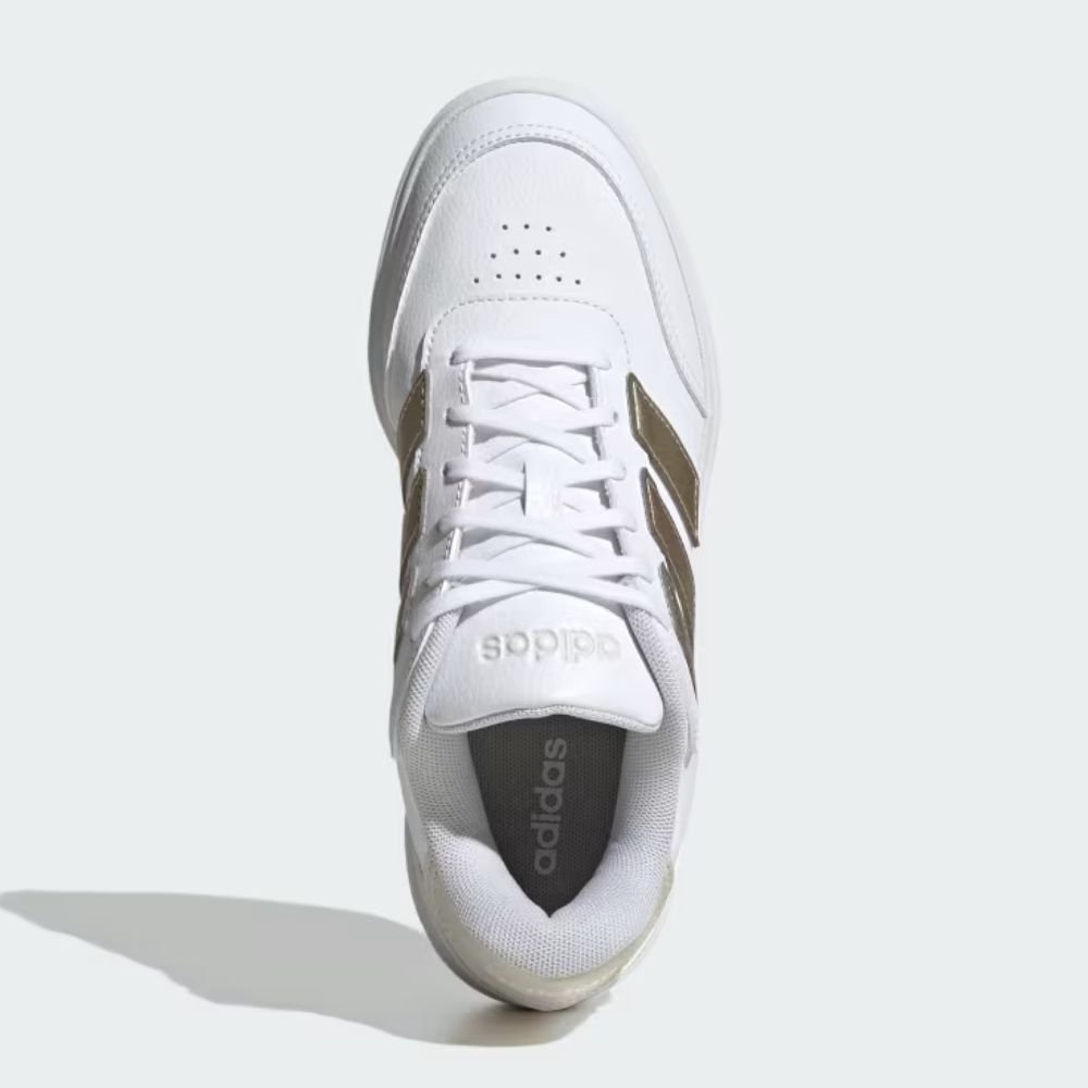 Tênis Feminino Courtblock Bold Branco Cinza Metal Adidas JI2203 Branco 3