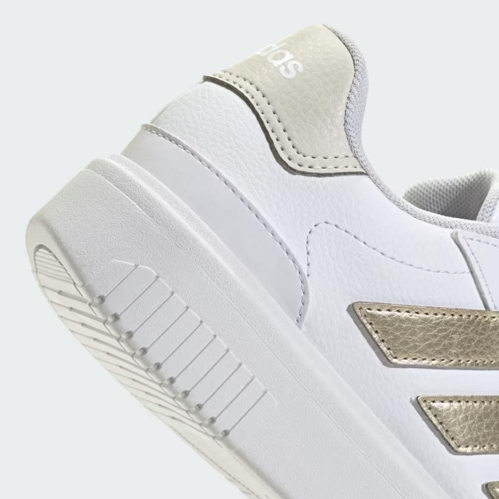 Tênis Feminino Courtblock Bold Branco Cinza Metal Adidas JI2203 Branco 5