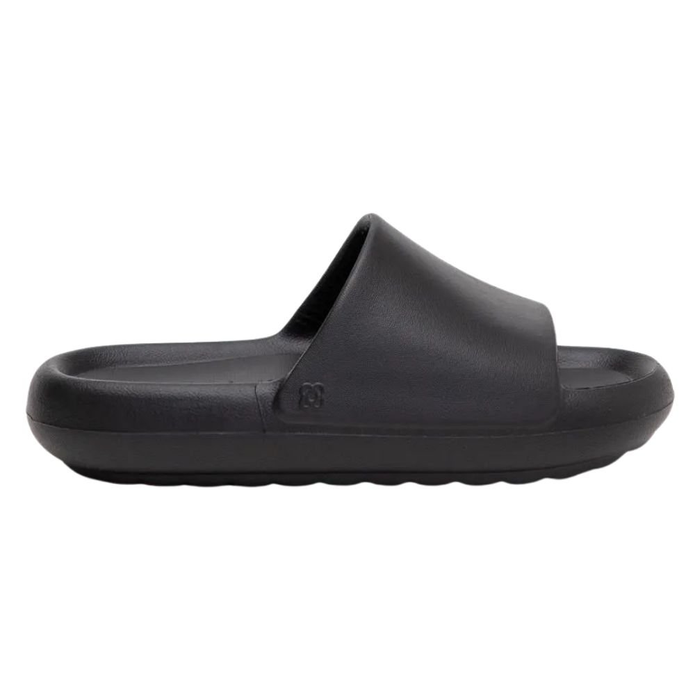 Chinelo Feminino Slide Hug Preto Petite Jolie PJ7639