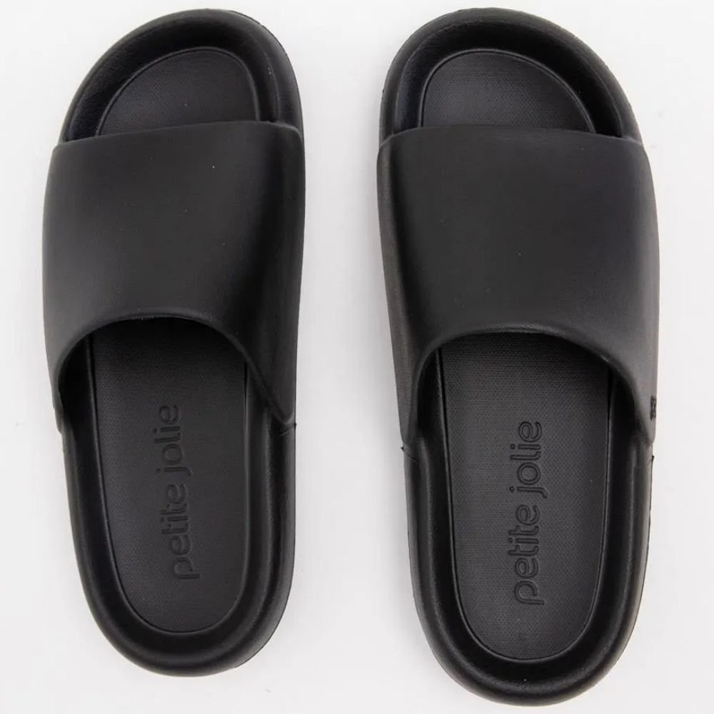 Chinelo Feminino Slide Hug Preto Petite Jolie PJ7639 Preto 2