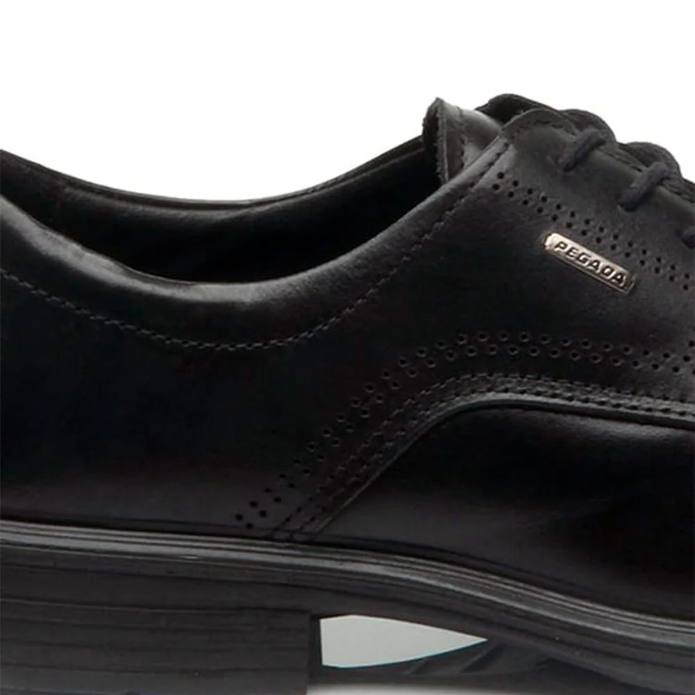 Sapato Social Masculino Together Couro Preto Pegada 124773-01 Preto 4