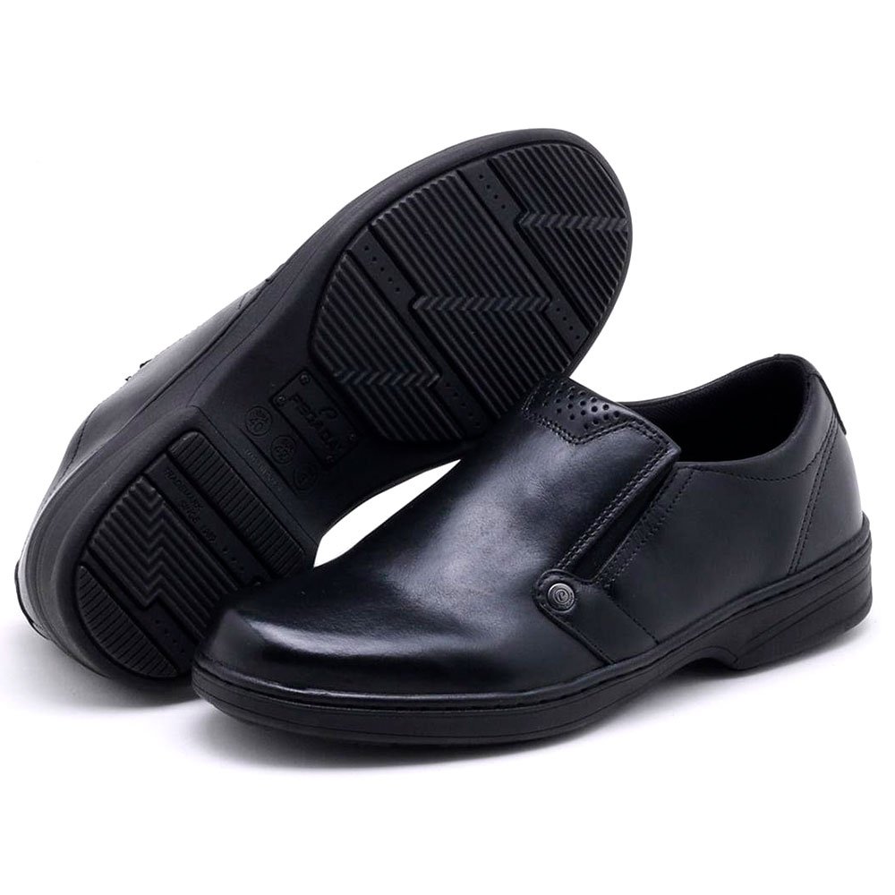 Sapato Social Masculino Couro Preto Pegada 121272-01 Preto 3